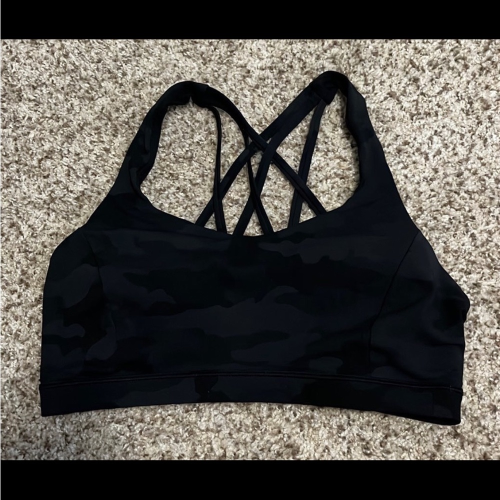 Lululemon Camo Multi Free To Be Serene Bra
